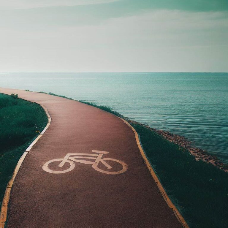 Ścieżki rowerowe nad morzem